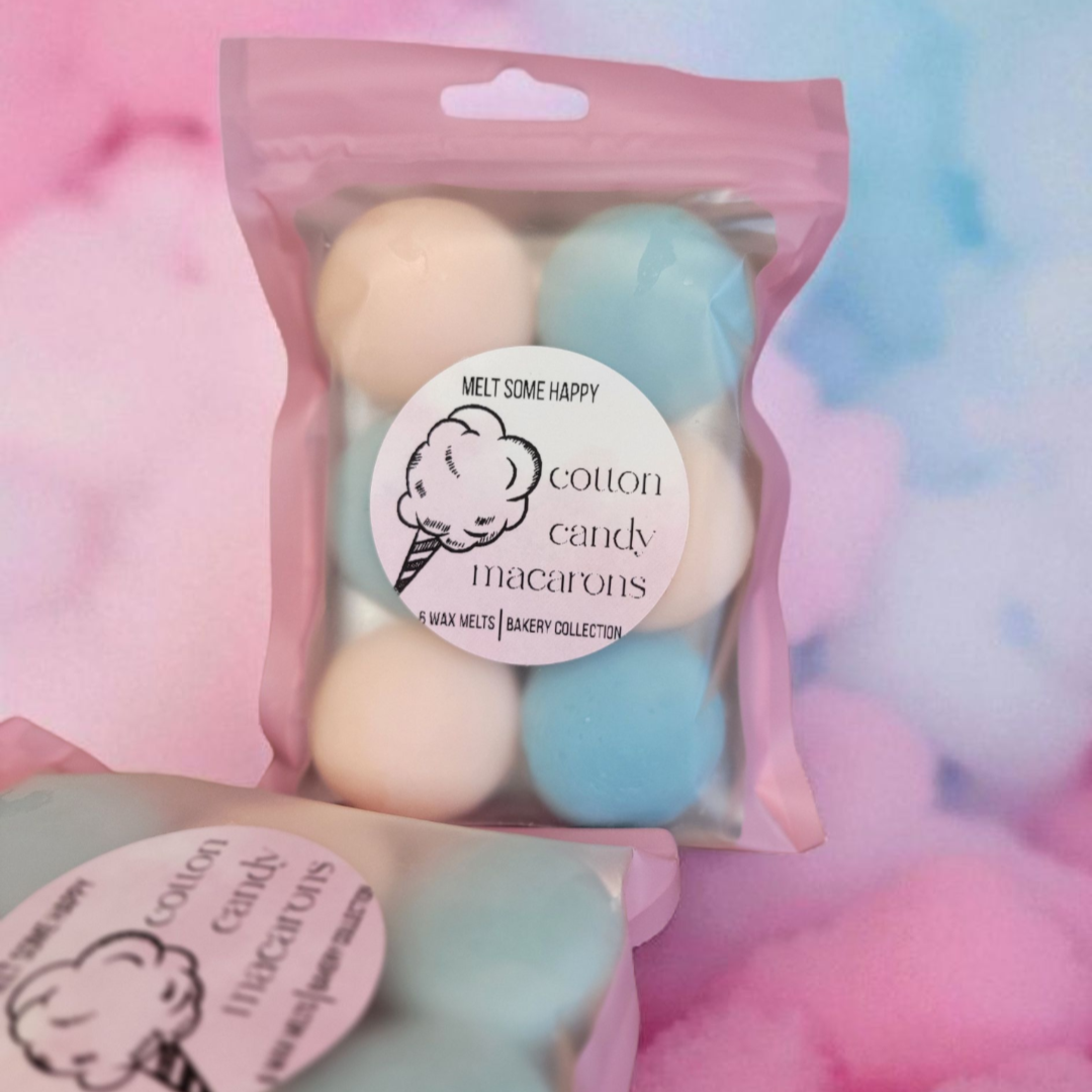 Cotton Candy Macarons