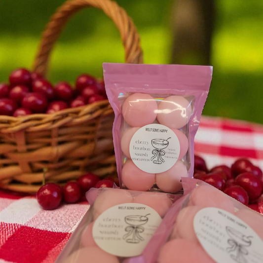Cherry Bourbon Smash Macarons